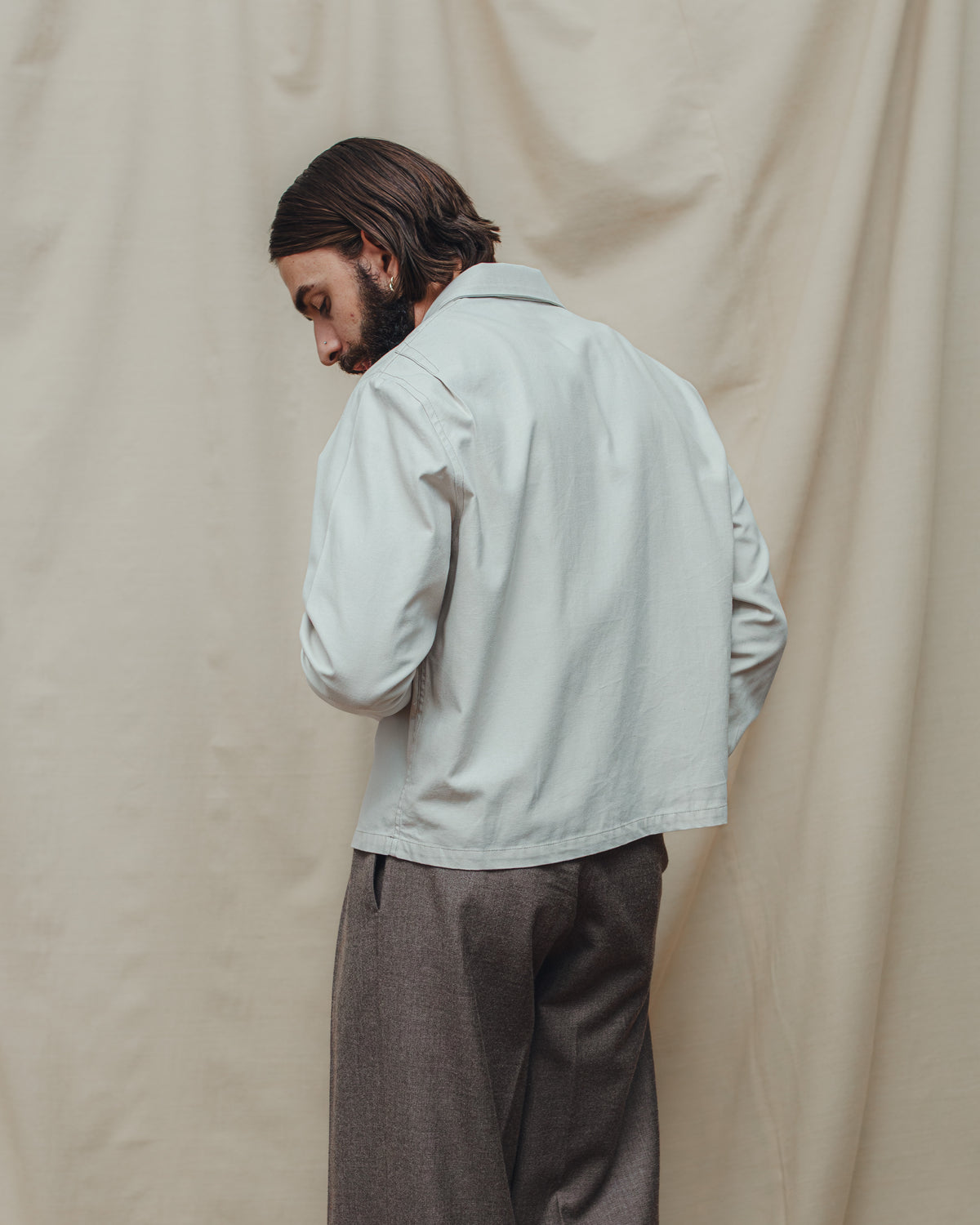 Beige Cotton Chino
