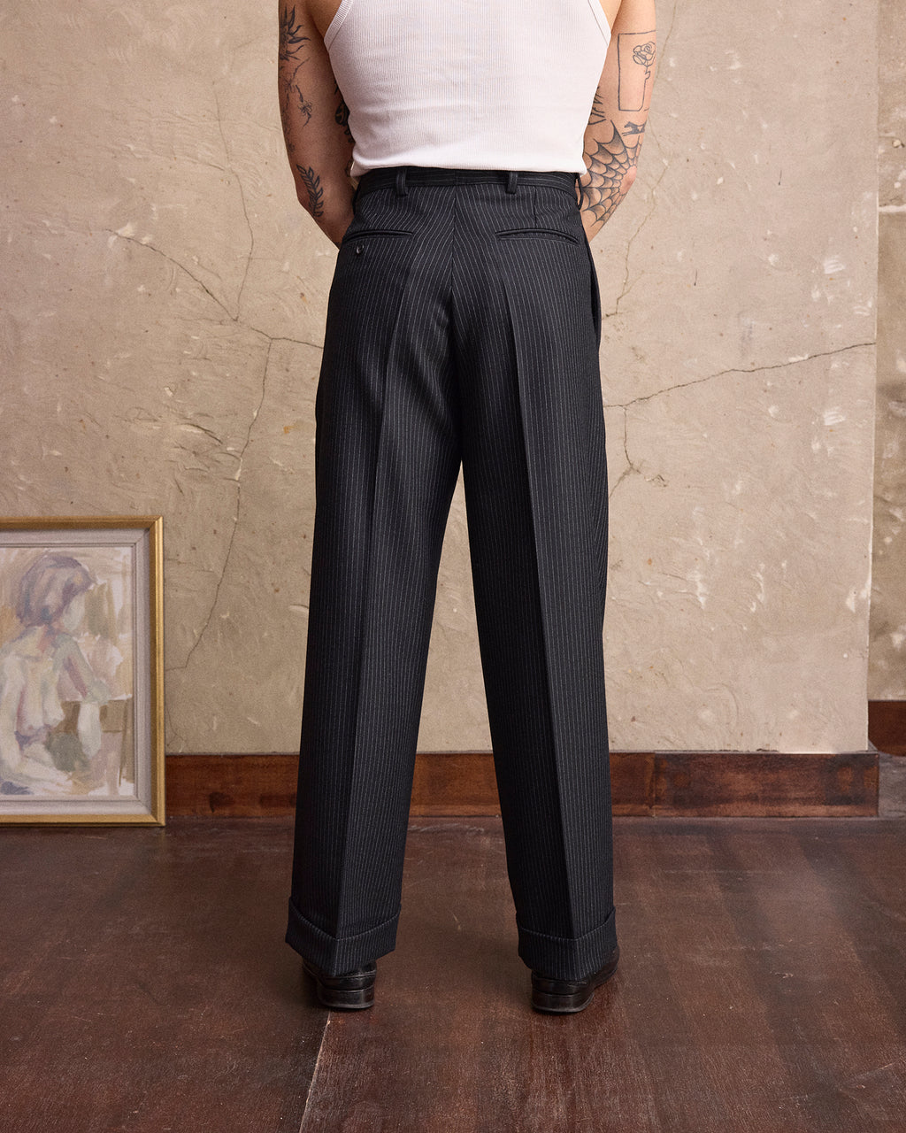 Black Pinstripe