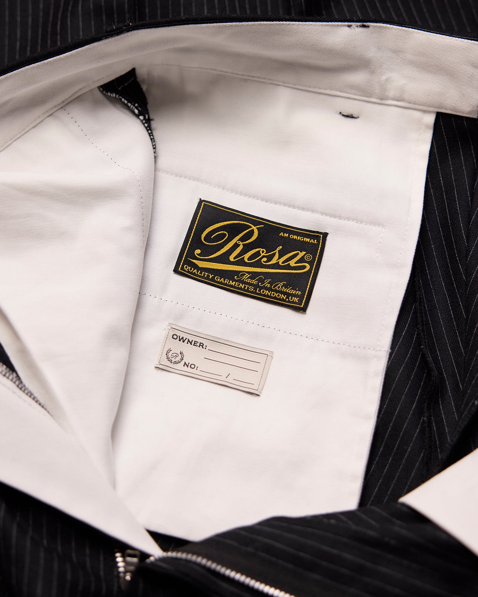 Black Pinstripe