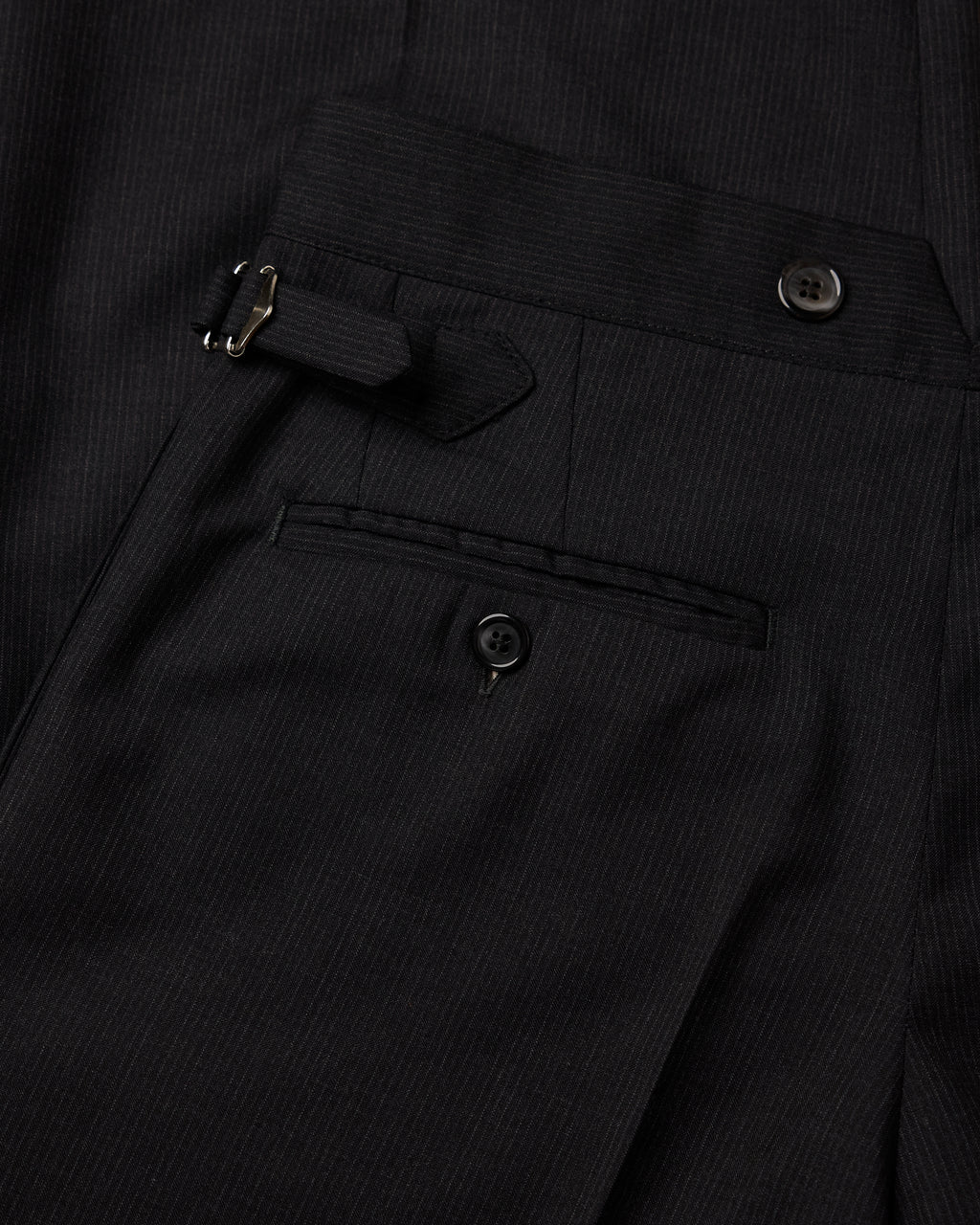 Charcoal Grey Pinstripe