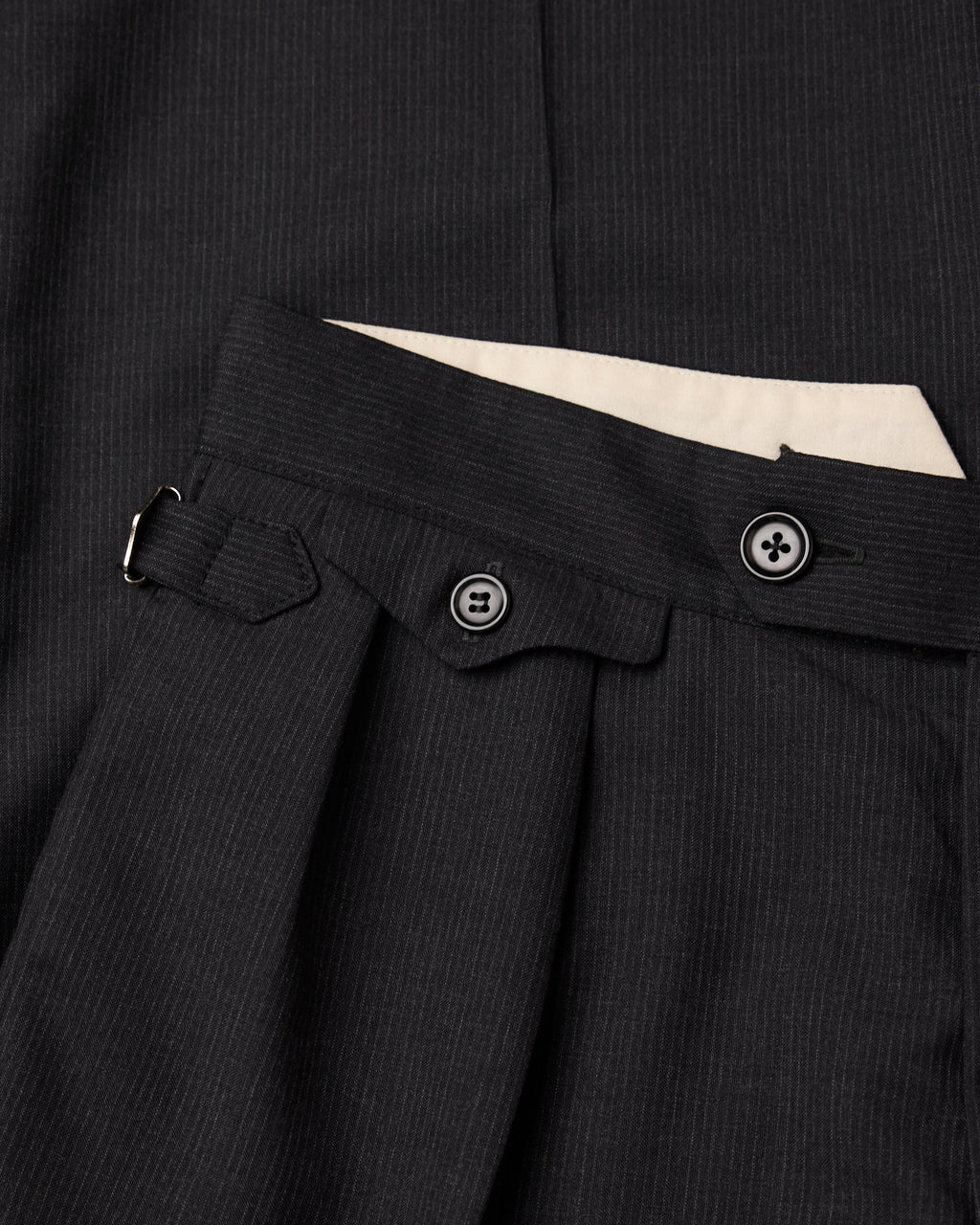Charcoal Grey Pinstripe