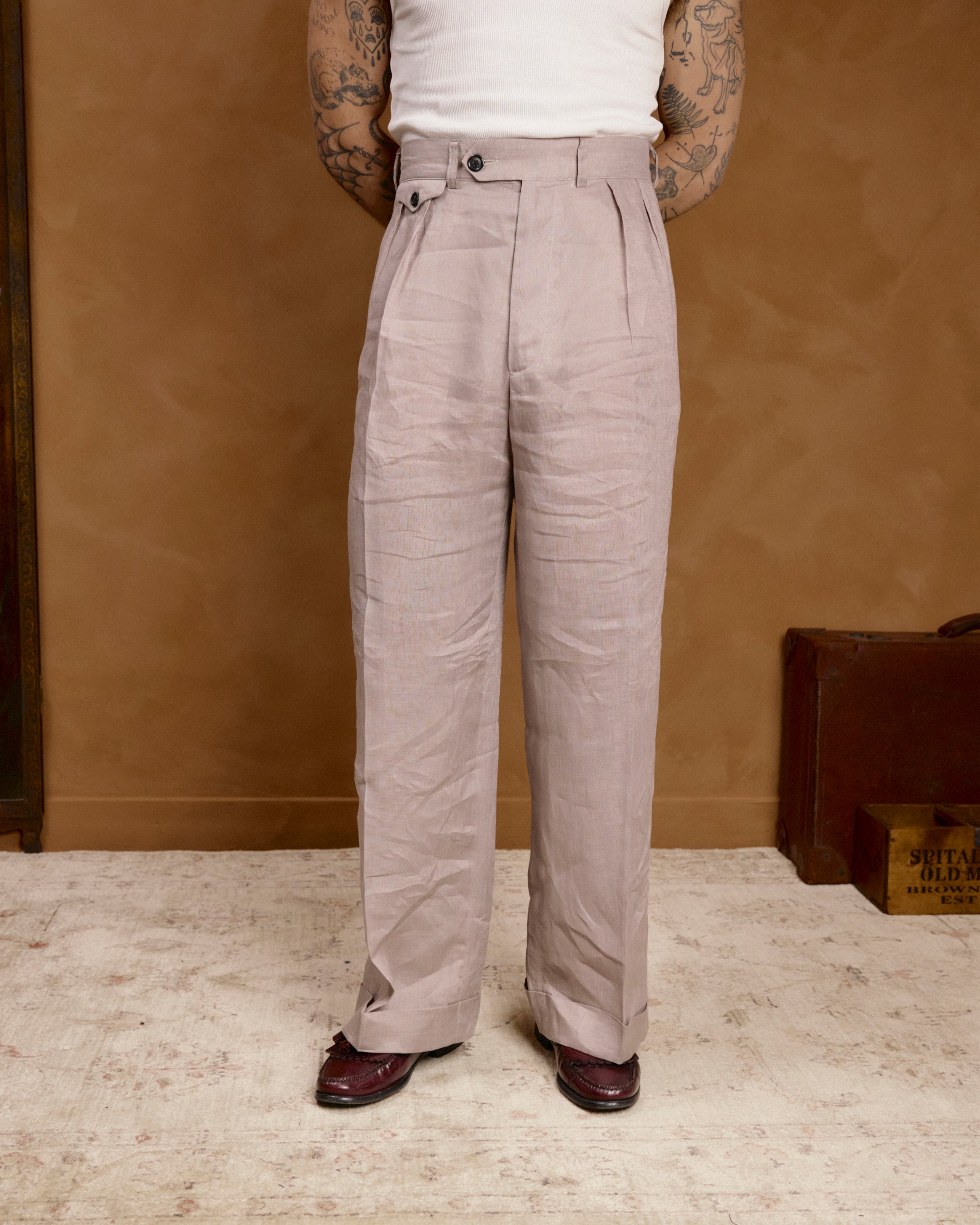 Stone Grey Linen