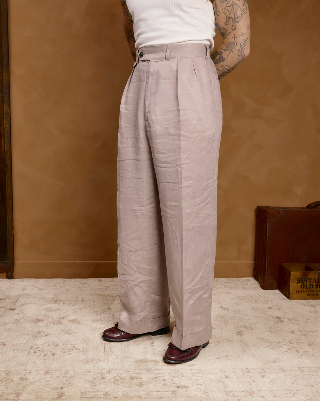 Stone Grey Linen