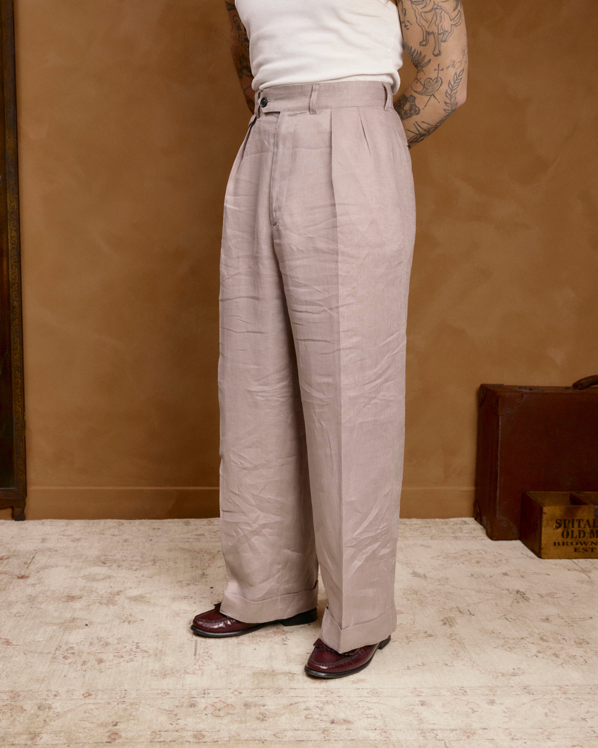 Stone Grey Linen
