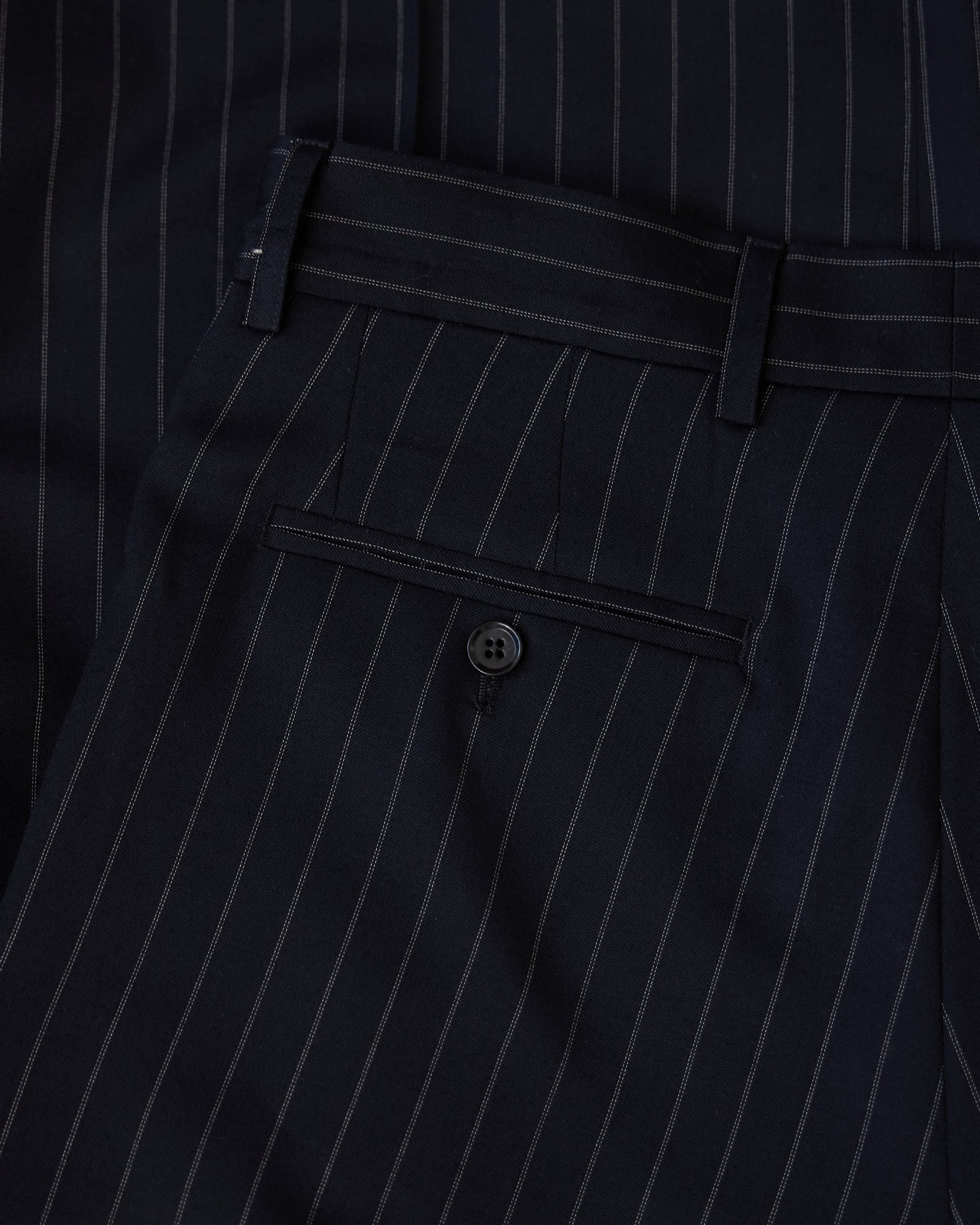 Navy Pinstripe