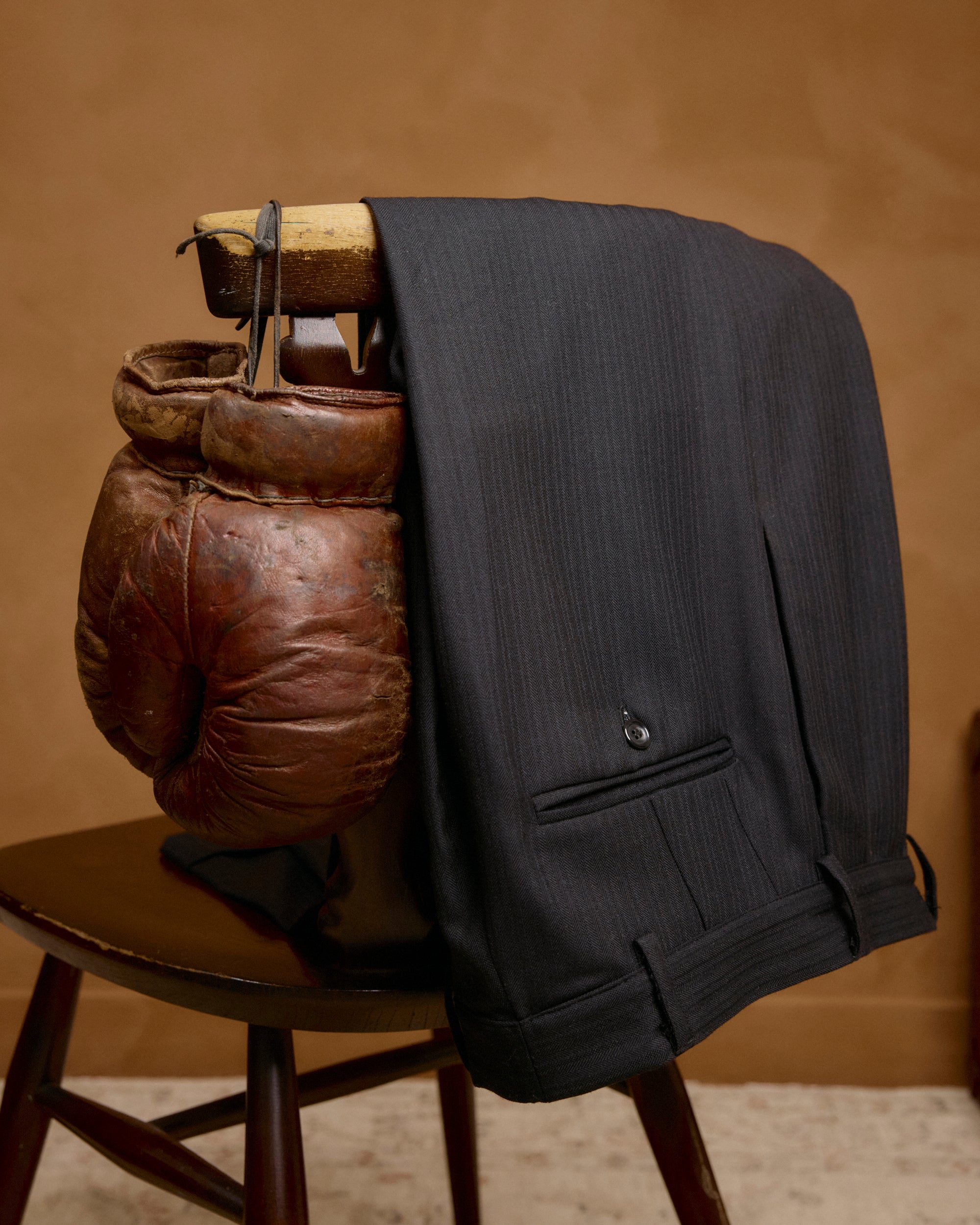 Black HBT Pinstripe