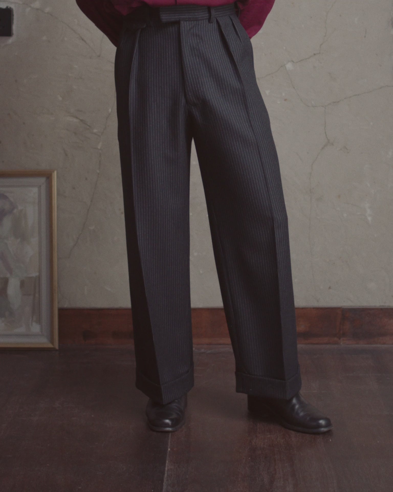 Black Pinstripe
