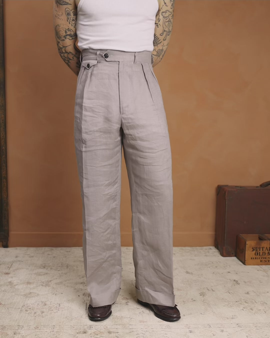 Stone Grey Linen